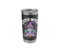 Stitch Witch Magical Crafting Fun Design Stainless Steel Insulated Tumbler