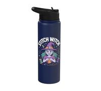 Stitch Witch Magical Crafting Fun Design Stainless Steel Insulated Water Bottle