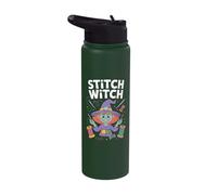 Stitch Witch Magical Sewing Cartoon Stainless Steel Insulated Water Bottle