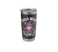 Stitch Witch Sewing Magic Enchanting Fun Stainless Steel Insulated Tumbler