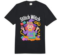Stitch Witch Sewing Magic Needle Fun Comfort Colors Adult Heavyweight T-Shirt