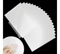 Stitch Witchery 20 Sheets, 8" x 12" Fusible Webbing for Fabric Applique, Medium Weight Fusible Interfacing, Stitch Witchery Fusible Bonding Web for Fabric for DIY Crafts