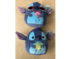Stitch with Frog Ice Cream Squishmallow Disney 8 inch Plush Soft Lilo & Stitch