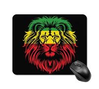Stitched Edges Mouse Mat Lion Of Judah Reggae Printed 25X30Cm, Mouse Pad Multifunctional Desk Pad For Game Work Studying