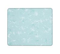 Stitched Edges Mouse Pad, Dandelion Fly Petals Flower Pattern Mousepads Spill-Resistant Desk Mats 25X30cm for Computer Home Work