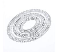 Stitched Oval Lace Nesting Metal Cutting Dies Stencils for DIY Scrapbooking/Photo Album Decorative Embossing DIY Paper Cards