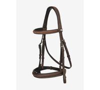Stitched riding bridle for horse with lace reins LeMieux Hunter