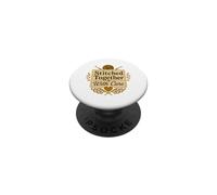 Stitched Together With Care Crochet Lover PopSockets Adhesive PopGrip