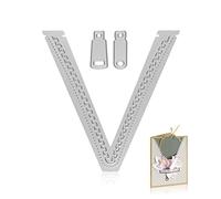 Stitched Zipper Die Cut Set - Metal Cutting Dies for Card Making , Scrapbooking , Paper Crafting - by Matty's Crafting Joy