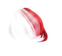 Stitching Air Bangs Synthetic Fake Bang Hair Piece Clip In Hair Extension Fake Fringes Bang Women Natural Air Bangs Clip on Bang(W-R)