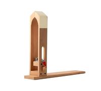 Stitching Pony Leather， Hand Sewing Wooden and Stainless Steel Leather Stitching Pony Adjustable Types A and B(Type B)