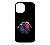 Stitching Through The Seasons Cozy Knitting Yarn Lover Case for iPhone 12 mini