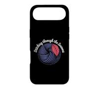 Stitching Through The Seasons Cozy Knitting Yarn Lover Case for iPhone Air