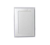 Stitchtastic Rectangular Aperture C6/A6 Cards - White Shimmer (Pack Of 5)