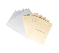 Stitchtastic Square Aperture A6 Cards - Cream (Pack Of 5)