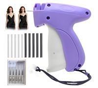 Stitchy Quick Clothing Fixer, Micro Stitch Gun for Clothes, Mini Stitch Machine for Garments Shoes Socks Hats Elastic Bands Decals Quilt Cover (Purple)