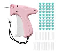 Stitchy Quick Clothing Fixer, Micro Stitch Gun for Clothes, Quick Stitch Mini Sewing Machine Easy To Use for Fine Stitching, Tagging, Clothes,Quilt Fixing (Pink)