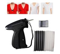 Stitchy Quick Clothing Fixer, Mini Stitch Machine Sewing Quilting Hemming Quick Stitch Tag Tool Fixer for Clothes Fine Stitch Tagging Machine for Clothing (Black)