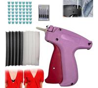 Stitchy Quick Clothing Fixer, Speedy Clothing Fixer, Quick Stitch Sewing Gun for Clothes to Fix Low Necklines, Close Seams, Fasten Buttons etc (Pink)