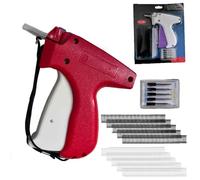 Stitchy Quick Clothing Fixer -Stitch Gun for Clothes - Instant Button Garment Connector - Mini Quick Repair Garment Sewing Machine -Sewing Quilting Hemming Gun for Clothes (Red)