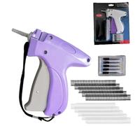 Stitchy Quick Clothing Fixer - Stitch Gun for Clothes - Instant Button Garment Connector - Mini Quick Repair Garment Sewing Machine -Sewing Quilting Hemming Gun for Clothes (Blue Purple)