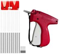 Stitchy Quick Clothing Fixer, Stitch Gun for Clothes, Quick Repair Stitch Tagging Gun for Clothing, Mini Sewing Machine for Quilting Hemming Stitch Tag Gun w/Needle Supplements (Red)