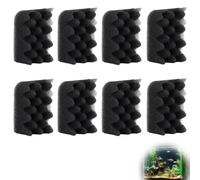 Stitokg 8-Pack Polyester Aquarium Foam Filter Pads, Compatible with Fluval 304/305/306/404/405/406 Canister Filter