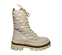 stivali e stivaletti Pelle - female - Pollini - Lace-up Boots - Beige - 2 UK - Shoes 2 UK