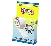 Stix2 10mm Peelable Glue Mini Hobby & Craft Repositional Adhesive Dots Pack of 200