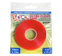 Stix2 12 mm x 15 m Ultra Clear Tape