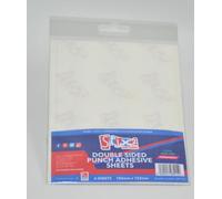 Stix2 - Double Sided Punch Adhesive Sheets - 105mm x 152mm (6 Sheets) S57103