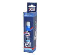 Stix2 Fabric Fashion Spray Paint Permanent Art & Craft T-Shirt Textiles Assorted Colours (Bahama Blue)