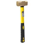 STKUSA Brass Sledge Hammer Fiber Glass Handle with Comfortable Grip 2Lb ...