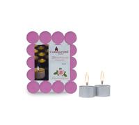 STL 6-Hour Tealight Fragrance Candles - Pack of 20, Individual Scents for Extended Aromatherapy Bliss (7 Fragrance Options) (Rose)