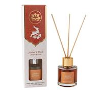 STL Breezy Geranium Reed Diffuser Reffil - 50ML, Premium Scented Oil, Home Fragrance, Natural Essential Vanilla Oil, Aromatherapy Diffuser for Bedroom, Living Room, Office (Amber)