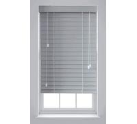 STL Faux wood wooden Grey Venetian Blinds 50mm Slate (45x150cm (17.7in))