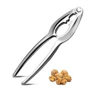 STL Nutcracker, Heavy Duty Stainless Steel Nut Cracker with Non-Slip Grip Handle, Nut Opener Tool for Walnut, Hazelnut, Almonds, Pecan - Nut Crackers for All Nuts, Seafood Shell Cracker