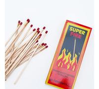STL Super Fire Extra Long Safety Matches - 15cm Matches for Wood Burners, BBQs, Fire Pits, Stoves & More - 65 Matches per Box - Premium Quality & Safe Ignition (12 BOXES)
