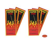 STL Super Fire Extra Long Safety Matches - 15cm Matches for Wood Burners, BBQs, Fire Pits, Stoves & More - 65 Matches per Box - Premium Quality & Safe Ignition (6 Boxes)