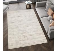 STL Washable Area Rug 160 x 230cm Non-Slip, Shaggy Soft And Elegant Carpet for Living Room, Bedroom, Lounge, Dining or Kitchen, Soft, Durable & Non-Shedding Area Rug, Indoor Floor Carpet - Cream
