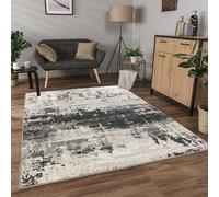 STL Washable Area Rug 80 x 150cm Non-Slip, Soft Fluffy Shaggy And Elegant Rugs for Living Room, Bedroom, Lounge, Dining or Kitchen, Durable & Non-Shedding Area Rug, Indoor Floor Carpet - Grey