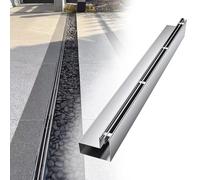 Stless Steel Linear Trench Dr SystemOutdoor French Dr Kit for Effective Water Management in Patios Driveways and Commercial Landscaping