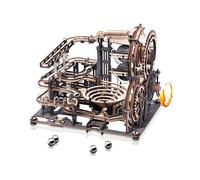 (STLGA01) Robotime Rokr Electric Model Kits Marble Spaceport 3D Puzzles Brain Teaser Wooden Puzzles Building Toy