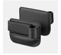 STLYBAZ 2 Pcs Car Seat Gap Storage Box, Pu Leather Car Storage Seat Gap Filler with Cup Holder Accessories, for Suzuki Vitara 2016-2024
