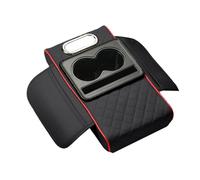 STLYBAZ Leather Car Armrest Cushion for Skoda Octavia 2018-2025, Multifunctional Center Console Cover Armrest Storage Cover Arm Rest Box Accessory