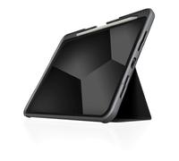 STM DUX PLUS for Apple iPad Pro 11" M4 2024 - Ultra Protective Case, Clear Transparent Back, Military Drop Test Certified w/Apple Pencil Storage, Supports Auto Sleep/Wake Function - Black