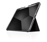 STM DUX PLUS for Apple iPad Pro 11" M4 2024 - Ultra Protective Case, Clear Transparent Back, Military Drop Test Certified w/Apple Pencil Storage, Supports Auto Sleep/Wake Function - Black