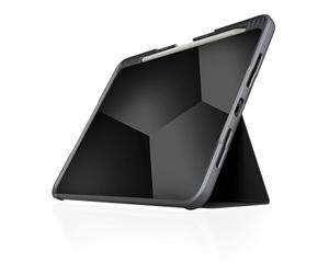 STM DUX PLUS for Apple iPad Pro 11" M4 2024 - Ultra Protective Case, Clear Transparent Back, Military Drop Test Certified w/Apple Pencil Storage, Supports Auto Sleep/Wake Function - Black