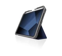 STM Dux Plus for iPad Mini 6th Gen (2021, 8.3 inch) - Rugged Case with Apple Pencil Holder, Magnetic Closure-to-Stand and Sleep/Wake Cover - Mil-Spec Drop Tested - Midnight Blue (STM-222-341GX-03)