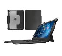 STM Goods Dux Keyboard Trackpad USB-C for iPad 10th, USB-C Connected Keyboard - Rugged, Rubberized Drop Protection - Integrated Trackpad, Storage for Apple Pencil Gen 1 or Logitech Crayon - Black